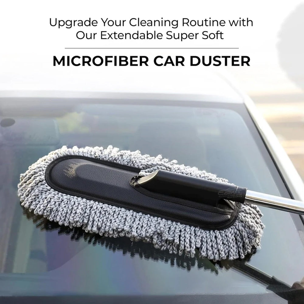Flexible Microfiber Car Cleaning Duster – Dust & Dirt Remover