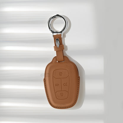 PU 3D Car Key Cover For Tata: Nexon, Harrier, Tigor BS6, Tigor EV, Safari 2021, Altroz, Safari Gold, Gravitas, Punch 4 button smart key