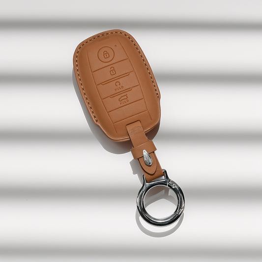PU 3D Key Cover For Kia: Seltos, Sonet, Carens, Seltos X-line 4 button smart key