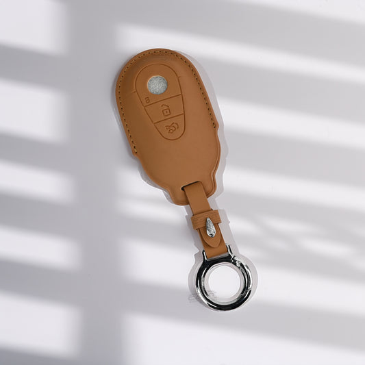 PU 3D Ten Color Car Key Cover For  New Mercedes Benz Maybach | S Class | E Class (3 Button Smart Key)