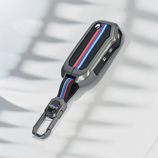 metal Car Key Cover For Kia Seltos 2023 Facelift | Sonet facelift 3 Button Smart Key