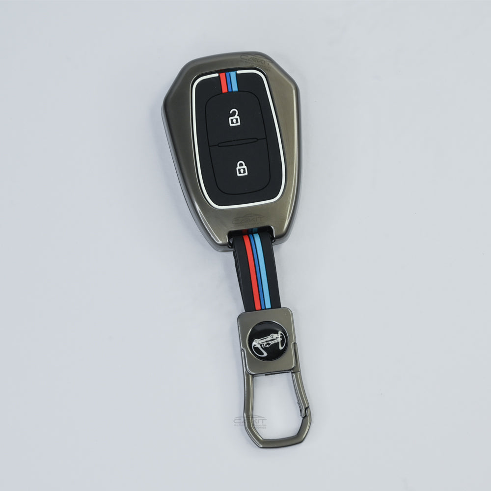 metal Car Key Cover For Renault Triber | Kwid | Duster | Datsun redi-GO Flip type Key