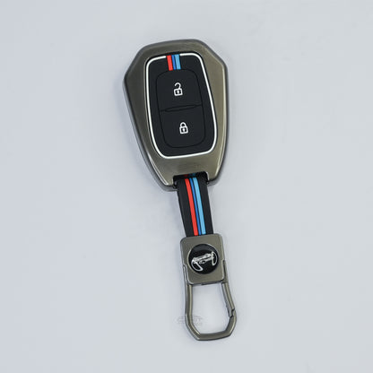 metal Car Key Cover For Renault Triber | Kwid | Duster | Datsun redi-GO Flip type Key