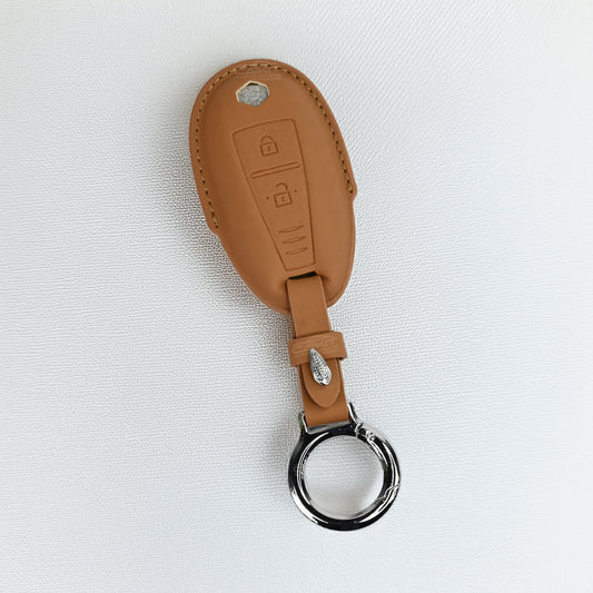 PU 3D Ten Color Car Key Cover For Maruti Suzuki: Baleno, Ciaz, Ignis, S-Cross, Grand Vitara, Brezza 3 Button Smart Key