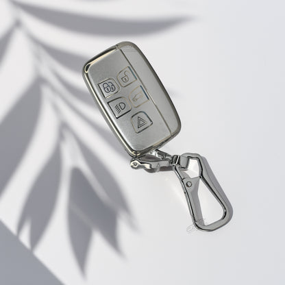 TPU Silver Car Key Cover for Land Rover | Jaguar | Range Rover Smart Key (Copy)