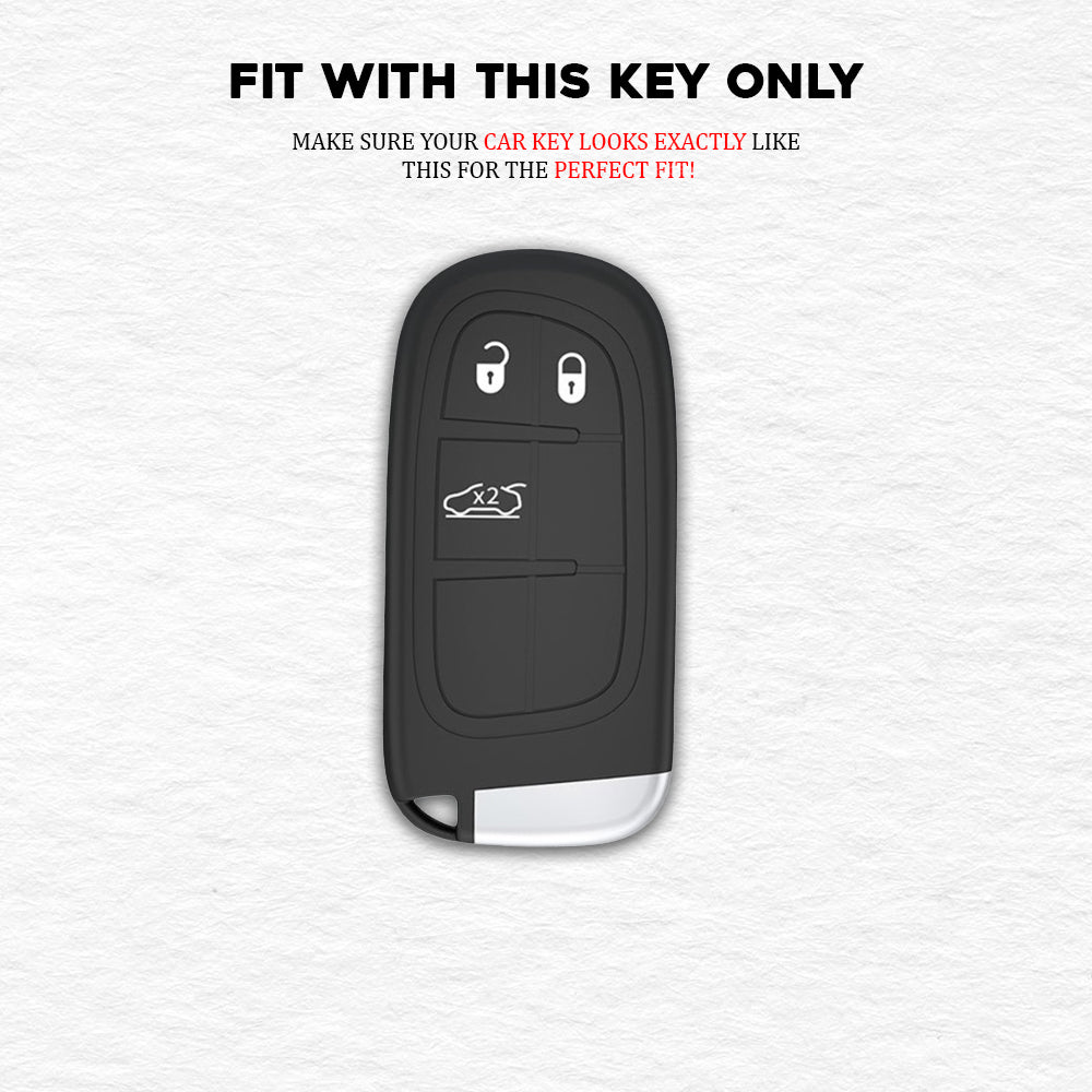 PU 3D Ten Color Car key Cover For Jeep : Meridian, Compass, Trailhawk – 3 Button Smart Key