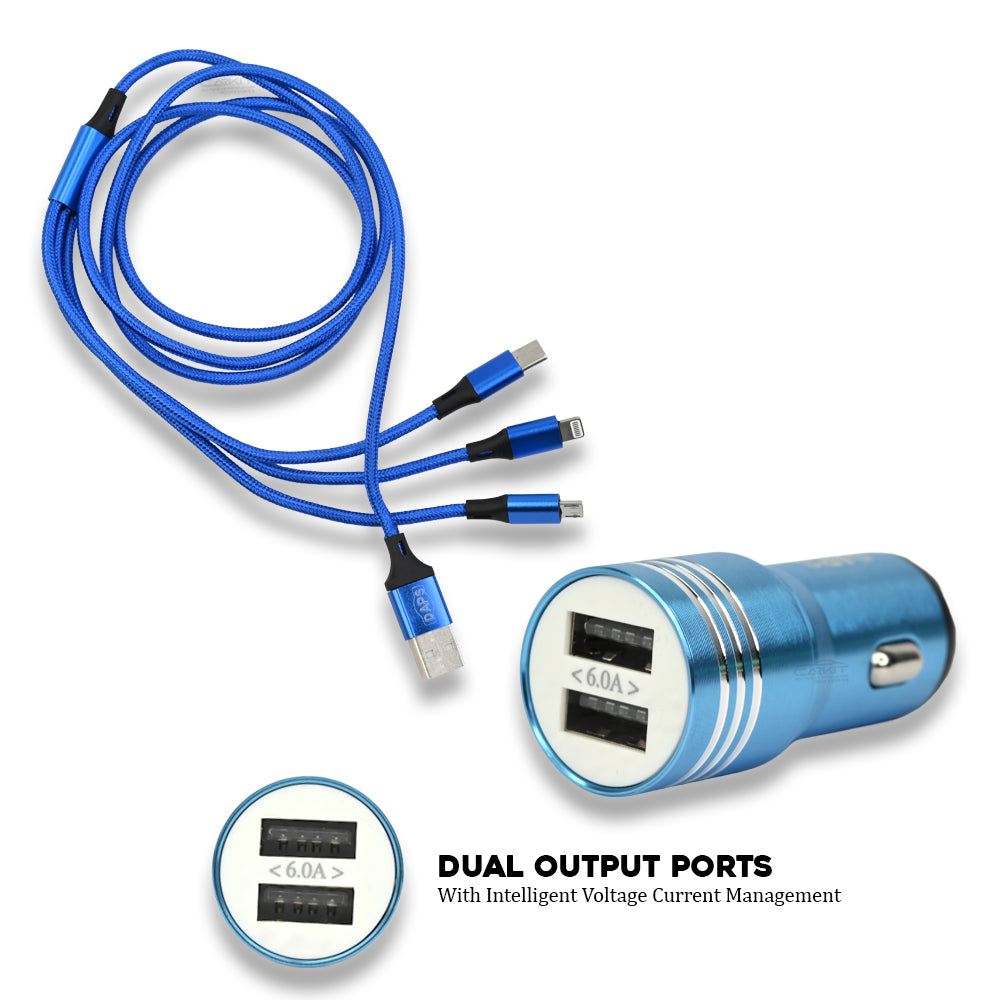Carkit 36W Dual Port Type C PD Car Charger