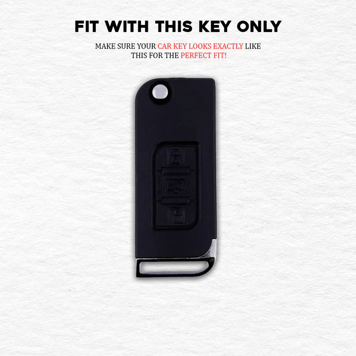 metal Car Key Cover For Mahindra: XUV500 Flip Key
