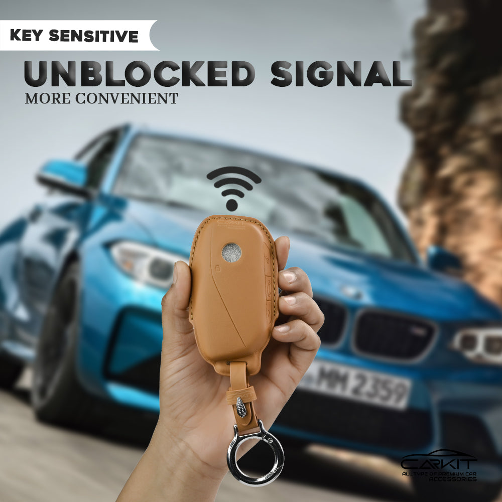 PU 3D Ten Color Car Key Cover For BMW 7 Series 740i 760i X1 X7 XM IX I7 X3 IX1 X5 Smart Key 4 Button