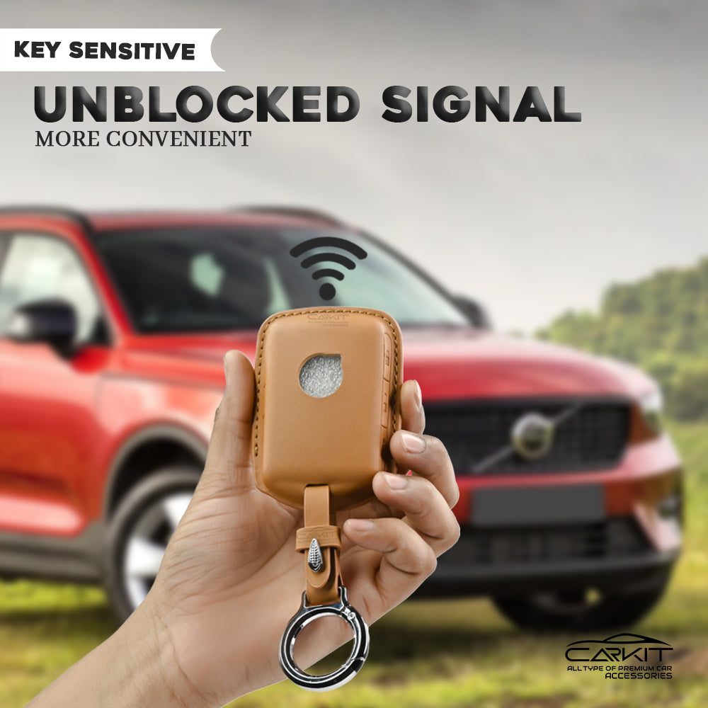 PU 3D Ten Color Leather Car Key Cover For Volvo Smart Key