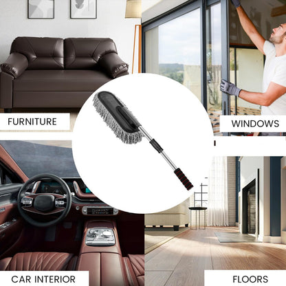 Flexible Microfiber Car Cleaning Duster – Dust & Dirt Remover