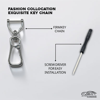 TPU Silver Car Key Cover For Toyota : Innova, Fortuner 2 button remote key