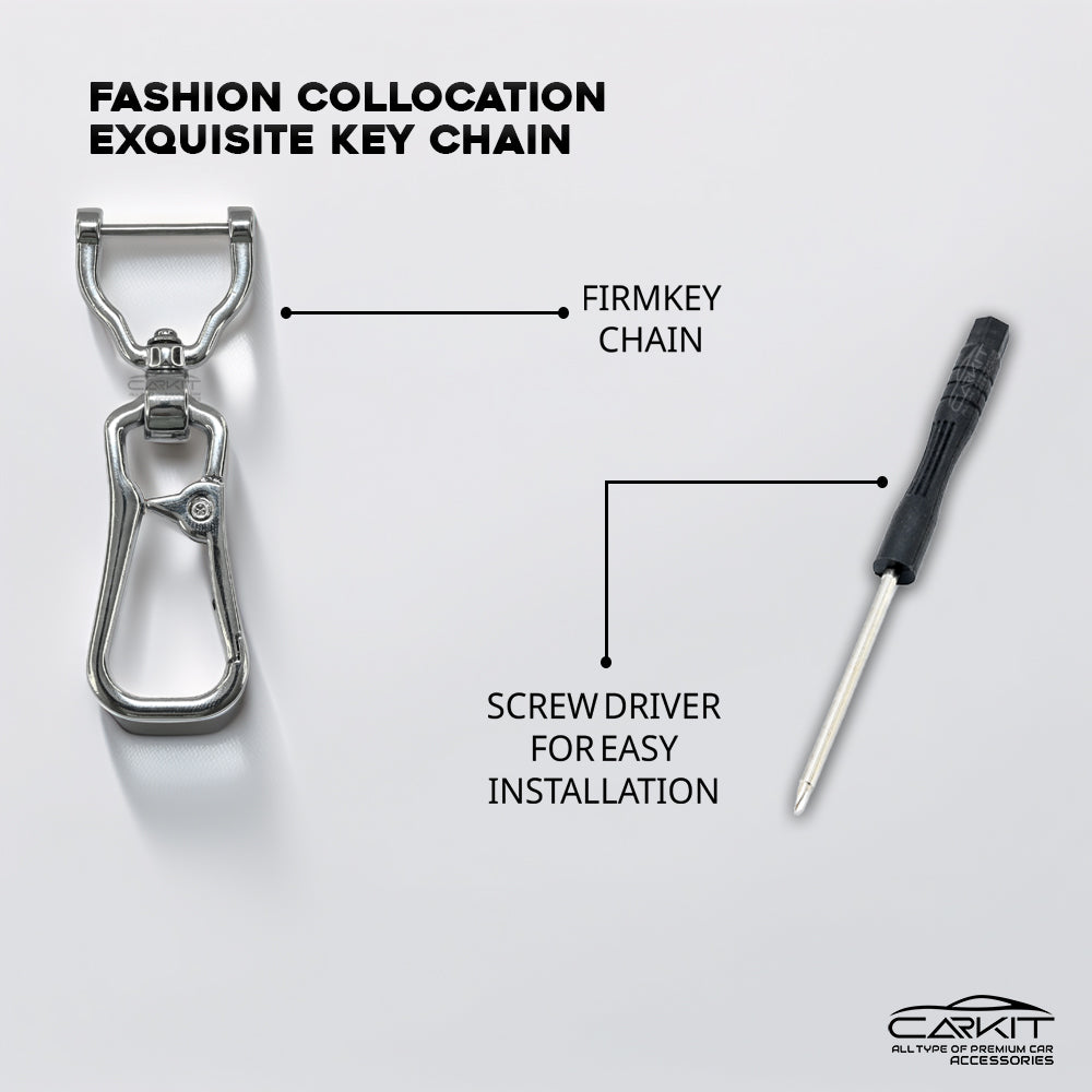 TPU Silver Key Cover For Toyota: Innova, Fortuner, Legender, Land Cruiser, Suzuki Invicto 3 button smart key.