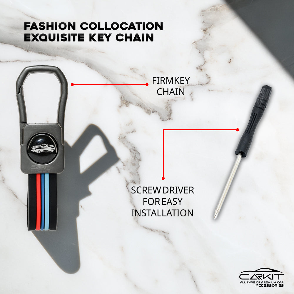 Metal Silicon Car Key Cover For Honda: City, Civic, Jazz, Brio, Amaze, Cr-v, Wr-v, Br-v, Mobilio 3 Button Smart Key