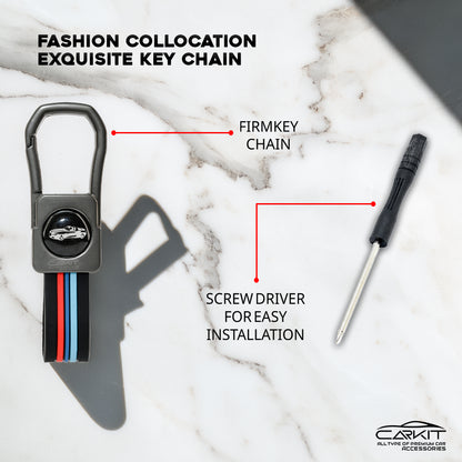 Metal Silicon Car Key Cover For Honda: City, Civic, Jazz, Brio, Amaze, Cr-v, Wr-v, Br-v, Mobilio 3 Button Smart Key