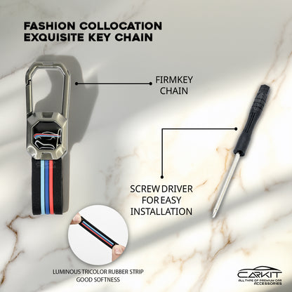 metal Car Key Cover For Kia: Seltos, Sonet, Carens, Seltos X-line 4 button smart key