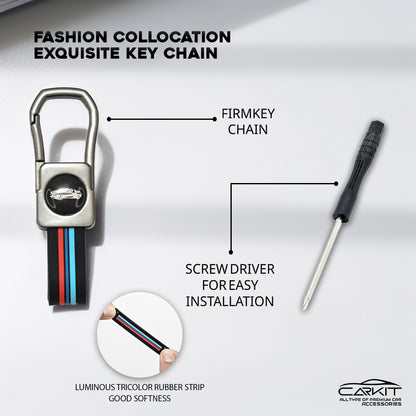 Metal Silicone Car Key Cover Hyundai: Santro, Eon, i10 Grand remote key