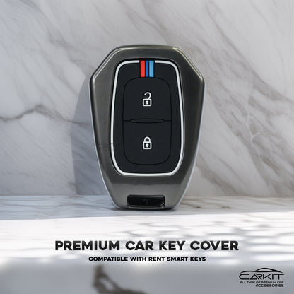 metal Car Key Cover For Renault Triber | Kwid | Duster | Datsun redi-GO Flip type Key