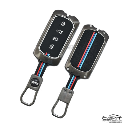 Metal Car Key Cover For Tata Curvv, Curvv EV Smart Key