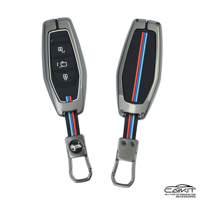 metal Car Key Cover For Mahindra: XUV500 3 button smart key
