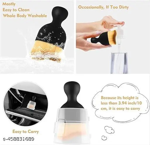 Car Cleaning Brush with Case – Includes Protective Cover for Safe Storage